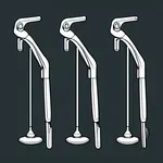 set of forearm crutches image